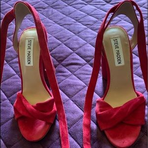 Red Steve Madden Heels